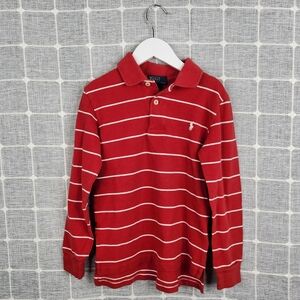 Polo Ralph Lauren Red Striped Polo Shirt